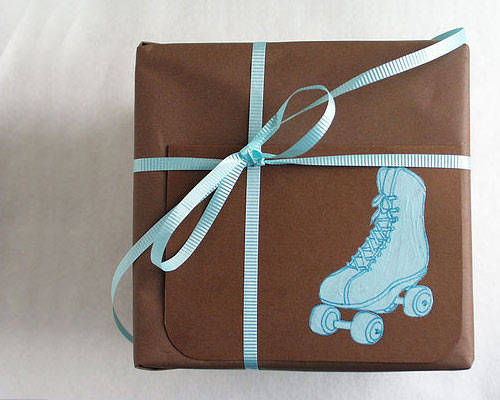 Roller Skate Greeting Card