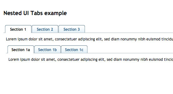 Nested Tab