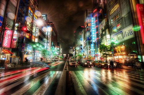 Ripping Through The City Streets Of Tokyo