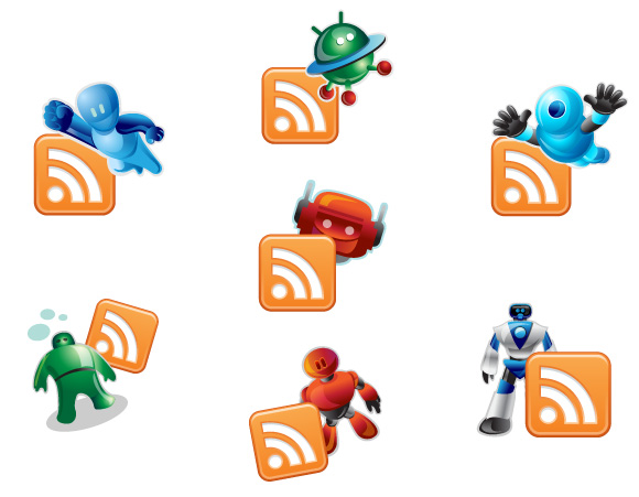 RSS Robotic Icons