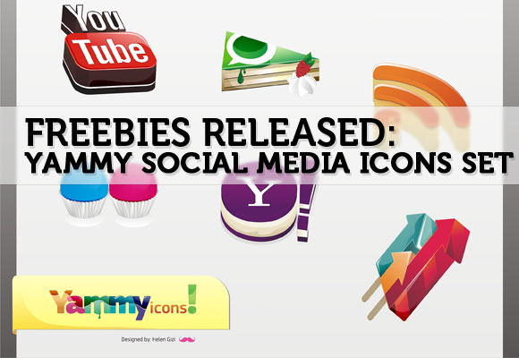 Yammy Social Media Icons Set