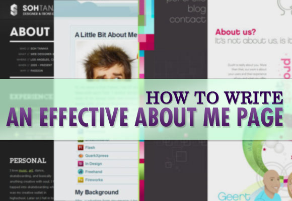 How to Write an Effective About Me Page