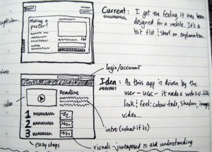 40 Brilliant Examples of Sketched UI Wireframes and Mock-Ups