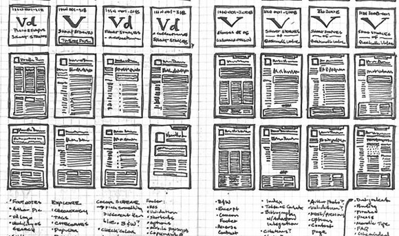 Vanilla Draft Wireframes