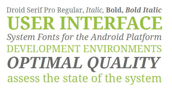 Droid Serif Pro Regular