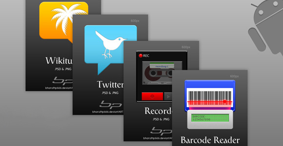 Android Icons Set 2 Templates