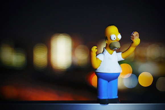 Homer Meets Donut