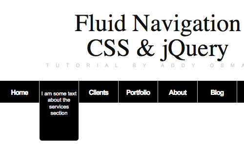 Fluid Navigation