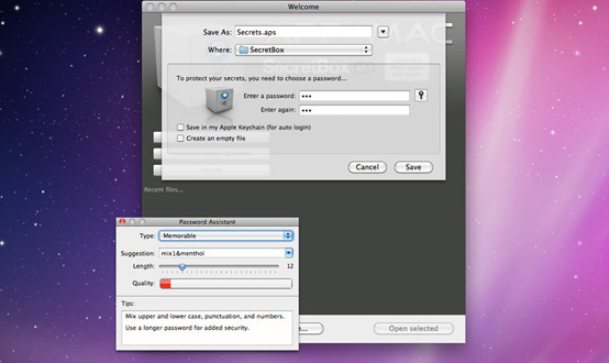 Secret Box Mac App