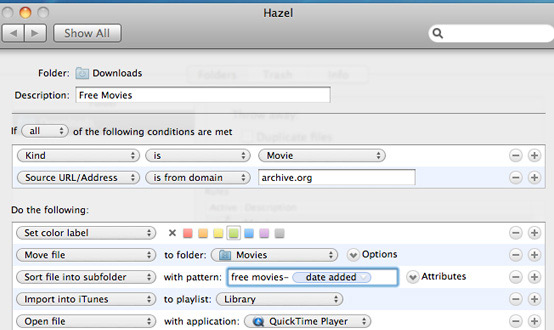 Hazel Mac App