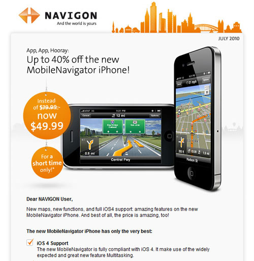 Navigon Newsletter