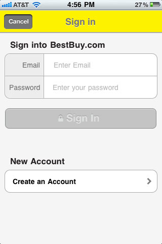 Best Buy – Sign-in and Checkout