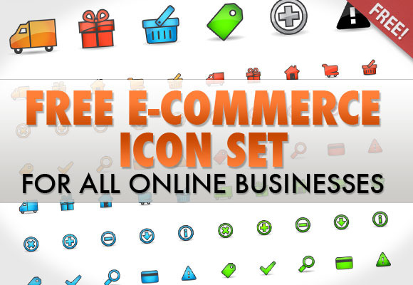 Free E-Commerce Icon Set for all Online Businesses