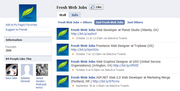 Fresh Web Jobs