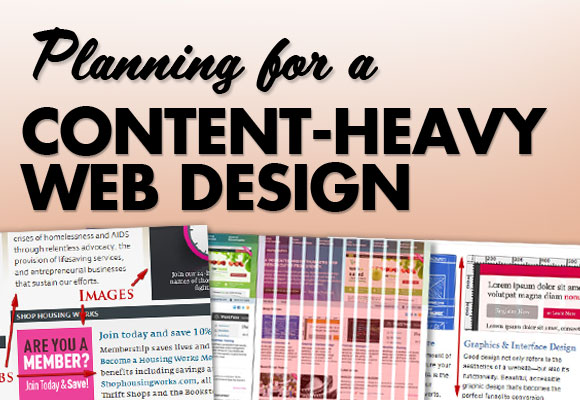 Planning for a Content-Heavy Web Design