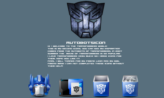 Transformers Icons