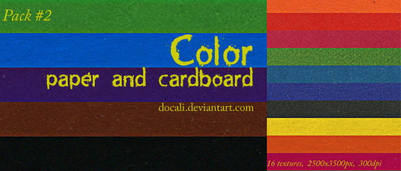 ColorPaper Cardboard Pack02