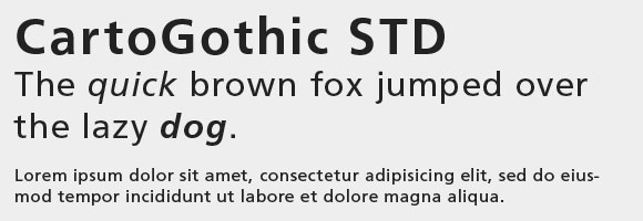 CartoGothic STD