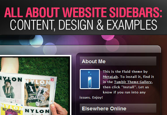 All About Website Sidebars: Content, Design, and Examples