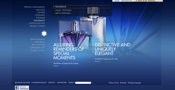 Perfume best sale description website