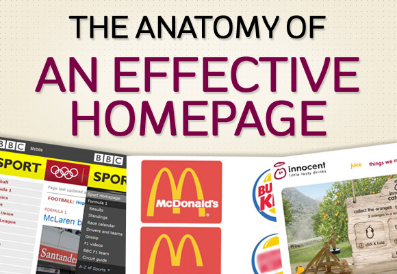 The Anatomy of an Effective Homepage