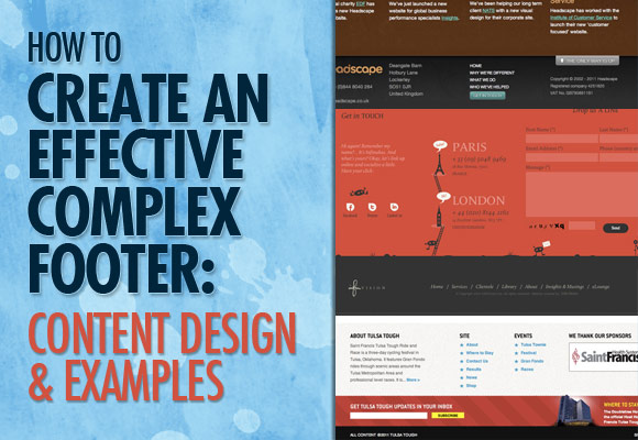 How to Create An Effective Complex Footer: Content Design and Examples