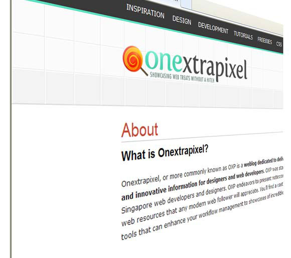 Onextrapixel About Us Page