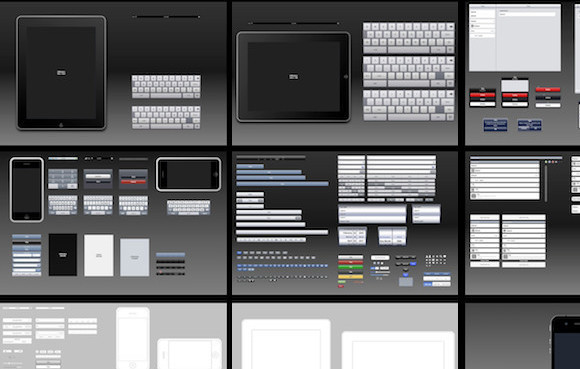 iOS Design Stencils for OmniGraffle