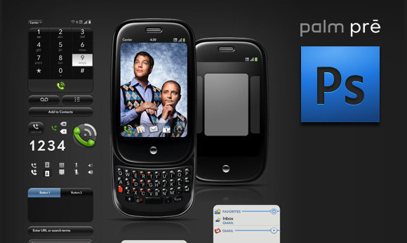 Palm Pre GUI PSD