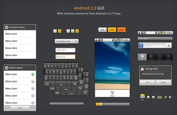 Android 2.2 GUI