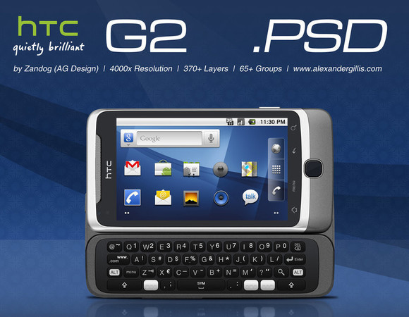 HTC G2 .PSD