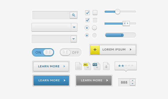 Sleek UI Elements