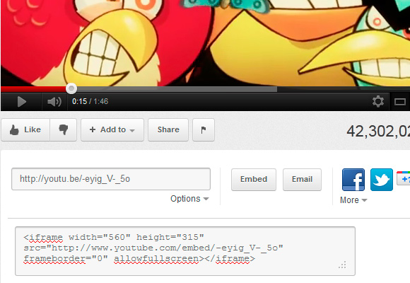 YouTube Embed Code