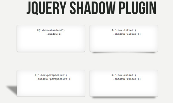 jQuery Shadow