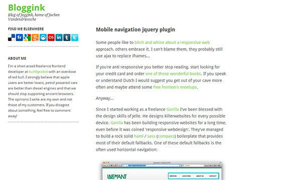 Mobile Navigation jQuery Plugin