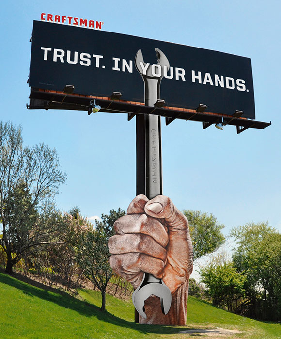 Craftsman Tools: Wrench Billboard