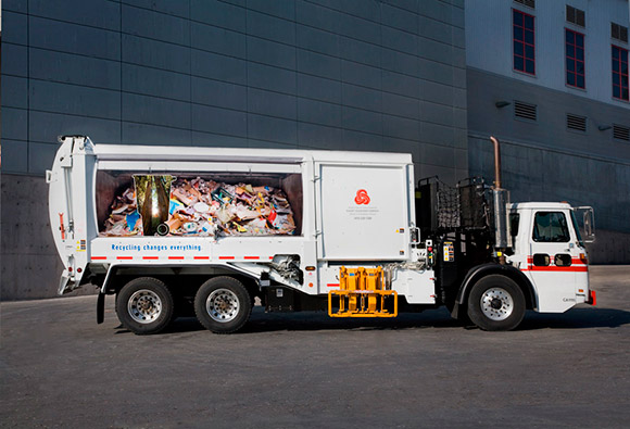 Norcal Waste Systems: Recycling Promotion, Garbage Truck, Redwood