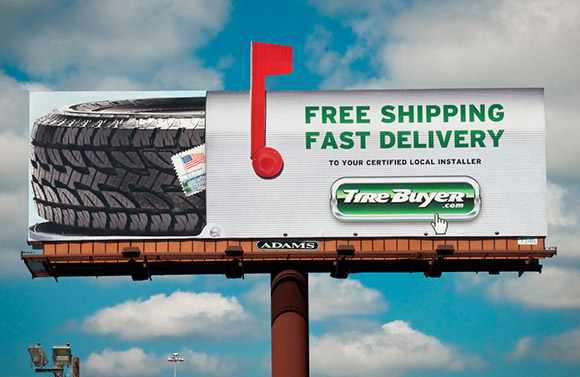 Tirebuyer.com: Mailbox Billboard