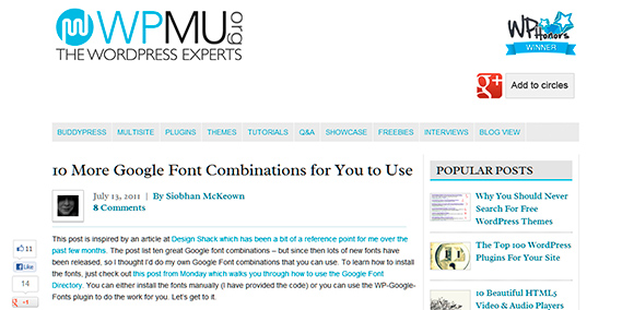 Google Fonts