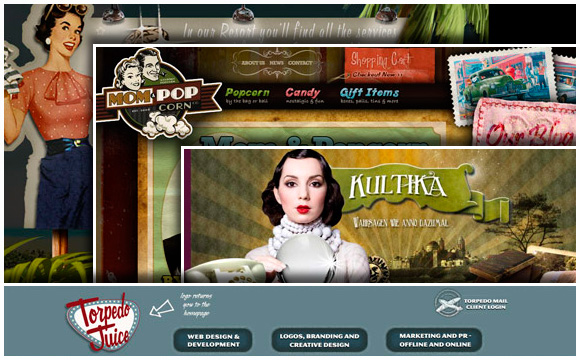 45 Great Examples of Retro Web Design