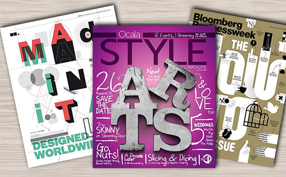 Magazine Covers with Amazing Typography