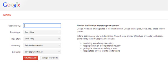 Google Alerts
