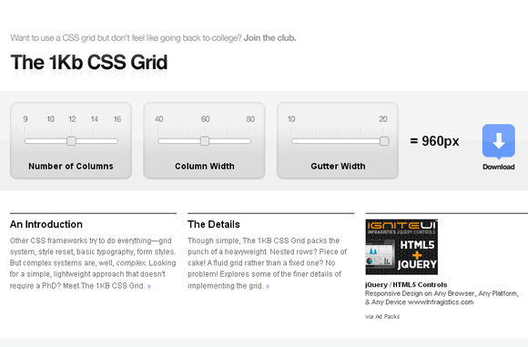 1Kb CSS Grid