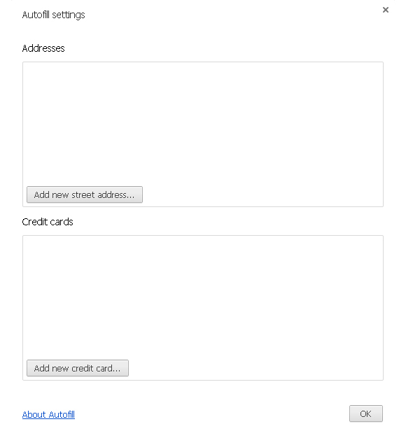 Chrome Autofill 1