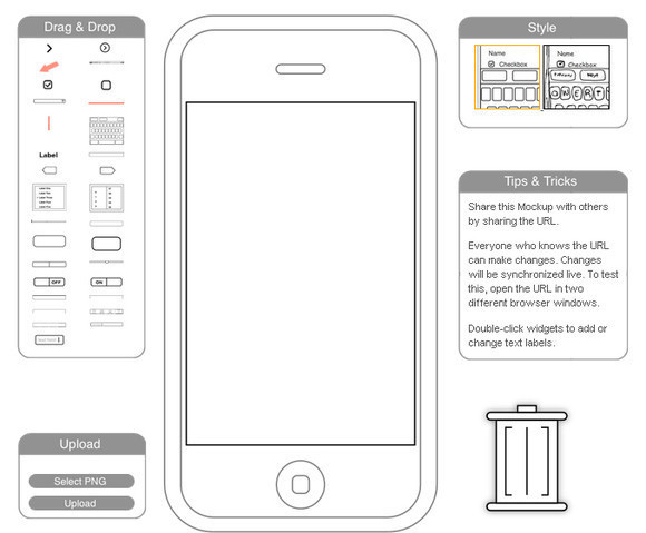 mobile wireframe tools