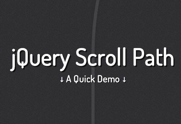 jQuery Scroll Path