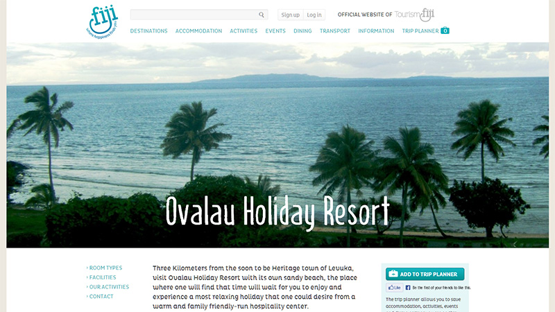 Fiji Travel - Ovalau Holiday Resort