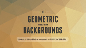 Freebie: Geometric High Definition Backgrounds Set