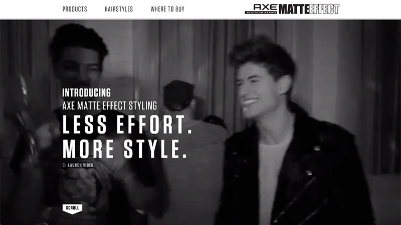 Axe Matte Effect