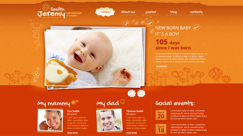 Newborn Website Design
